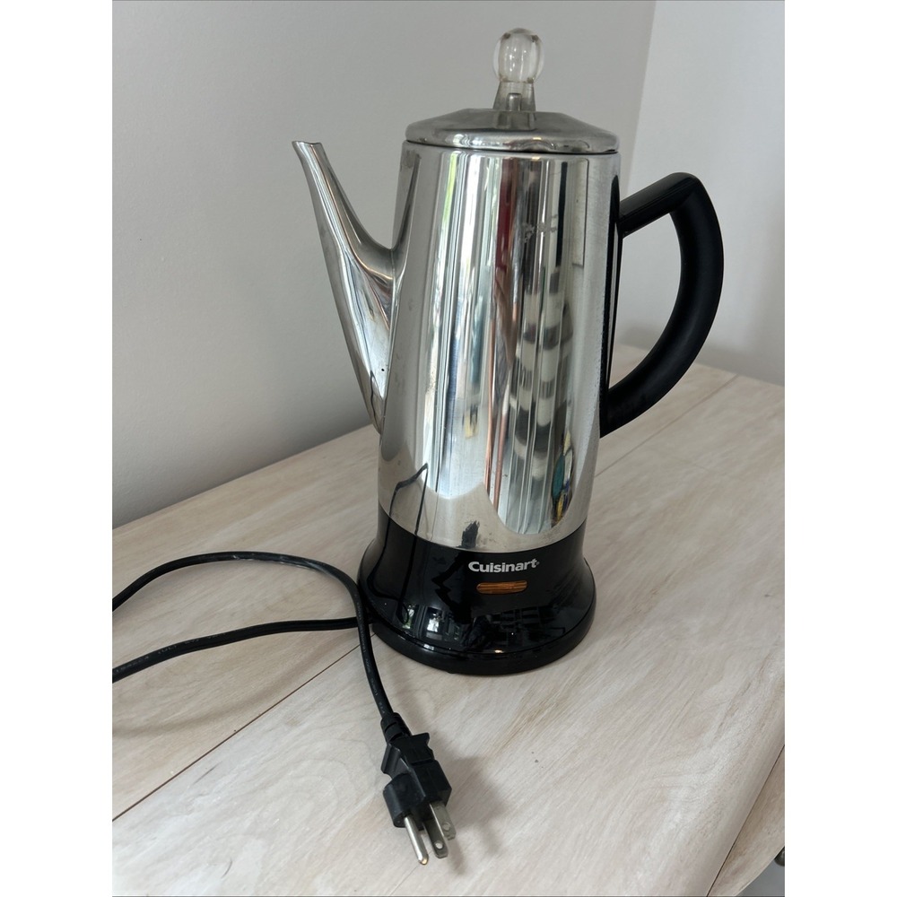 Classic 12 Cup Stainless Percolator‎ Cuisinart PRC -12 Series Preowned